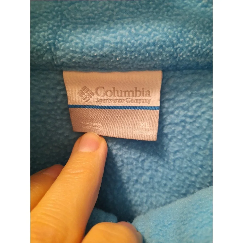 Columbia Fleece Zipper Jacket Girls Size XL South Carolina Logo On Sleeve - Picture 6 of 9